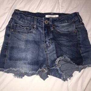 Denim shorts